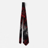 ポリゴン、黒、および赤 ネクタイ (裏面)