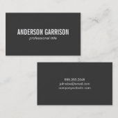 ポリゴン |黒 名刺 (正面/裏面)