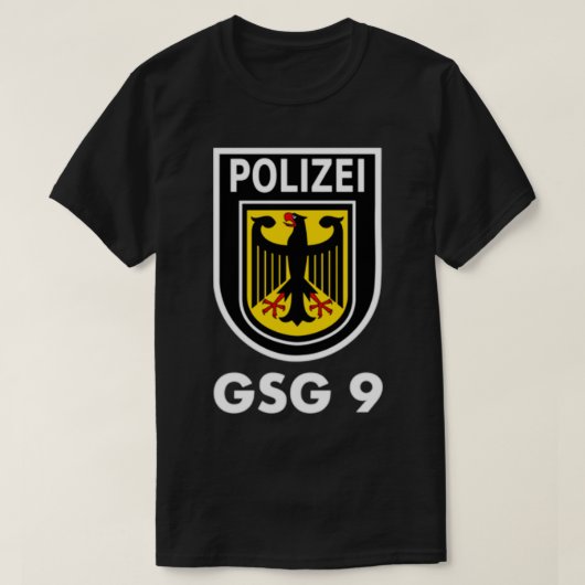 ポリサイGSG 9バンデホラシオ Tシャツ (デザイン正面)