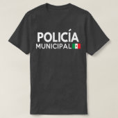 ポリシアの衣装Tシャツ – メキシコ警察ハロウィーン Tシャツ (デザイン正面)