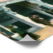 ポリシアター、ウォーターベリー、CT 1910ヴィンテージ ポスター (角)