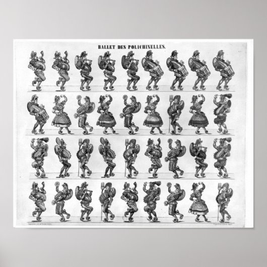 ポリシネルバレエ ポスター (正面)