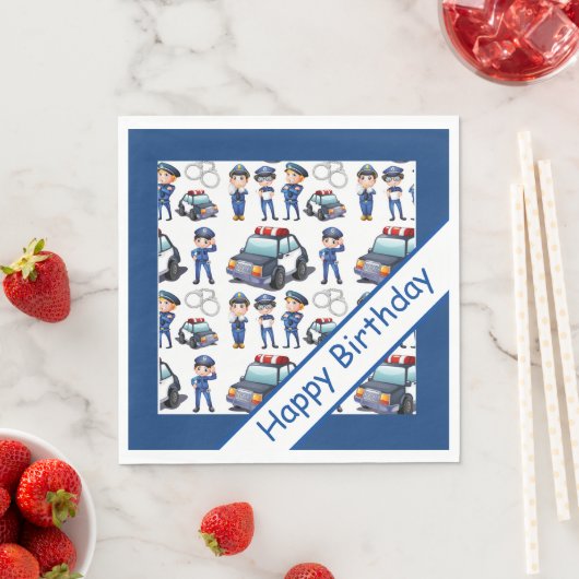 ポリシング誕生日 スタンダードランチョンナプキン (インサイチュ)