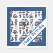 ポリシング誕生日 スタンダードランチョンナプキン (正面)