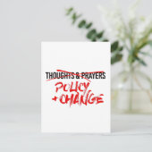 ポリシーと今すぐ変更 ポストカード (スタンド正面)