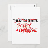 ポリシーと今すぐ変更 ポストカード (正面/裏面)