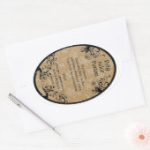 ポリジュースのポションラベル 楕円形シール (封筒)