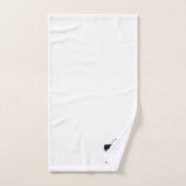 ポリスカー デザイン モノグラム バスタオルセット (ハンドタオル)