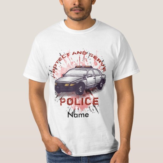 ポリスカー プロテクト Tシャツ (正面)