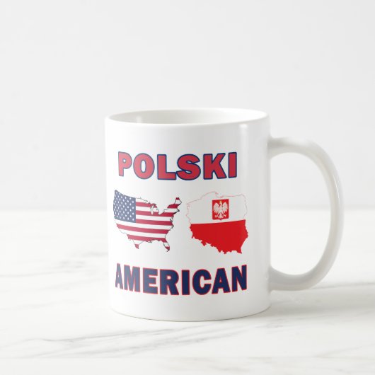 ポリスキーアメリカの地図 コーヒーマグカップ (右)