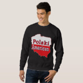 ポリスキーアメリカの地図 スウェットシャツ (正面フル)