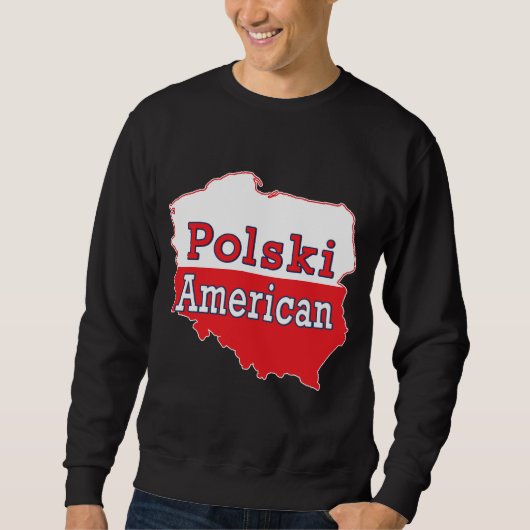 ポリスキーアメリカの地図 スウェットシャツ (正面)