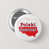 ポリスキーアメリカの地図 缶バッジ (正面&裏面)
