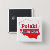 ポリスキーアメリカの地図 缶バッジ (正面&裏面)