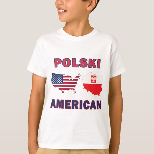 ポリスキーアメリカの地図 Tシャツ (正面)