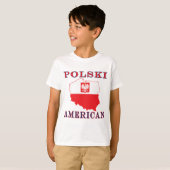 ポリスキーアメリカの地図 Tシャツ (正面フル)