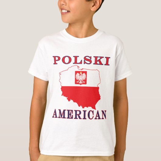 ポリスキーアメリカの地図 Tシャツ (正面)