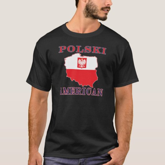 ポリスキーアメリカの地図 Tシャツ (正面)