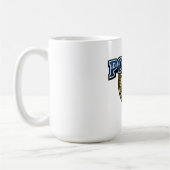 ポリスバッジ大文字デザイン コーヒーマグカップ (左)