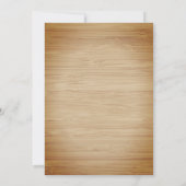 ポリスリタイアメント 薄い青い線 法執行機関 招待状 (裏面)