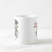 ポリス ソックモンキー コーヒーマグカップ (中央)