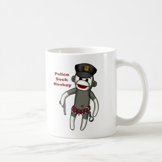 ポリス ソックモンキー コーヒーマグカップ (右)