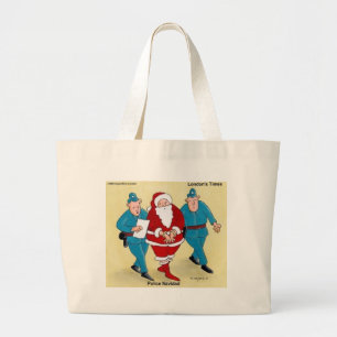 ポリス・ナビダッド クリスマス プレゼント グッズ Tシャツ ラージトートバッグ