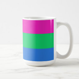 ポリセクシャル プライド フラッグ コーヒーマグカップ