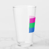 ポリセクシャル プライド フラッグ タンブラーグラス (右)