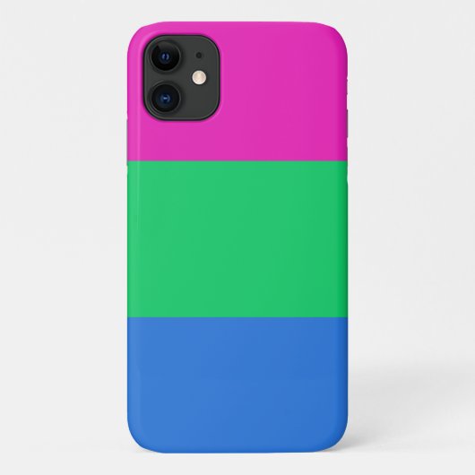 ポリセクシャル・プライド・フラッグ Case-Mate iPhoneケース (裏面)