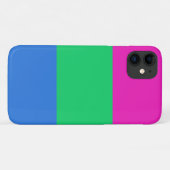 ポリセクシャル・プライド・フラッグ Case-Mate iPhoneケース (裏面(横))