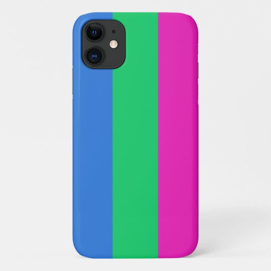 ポリセクシャル プライド フラッグ Case-Mate iPhoneケース (裏面)