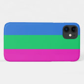ポリセクシャル プライド フラッグ Case-Mate iPhoneケース (裏面(横))