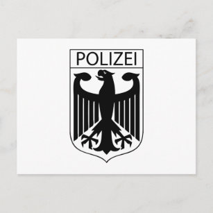 ポリゼ – ドイツ警察のシンボルギフト ポストカード