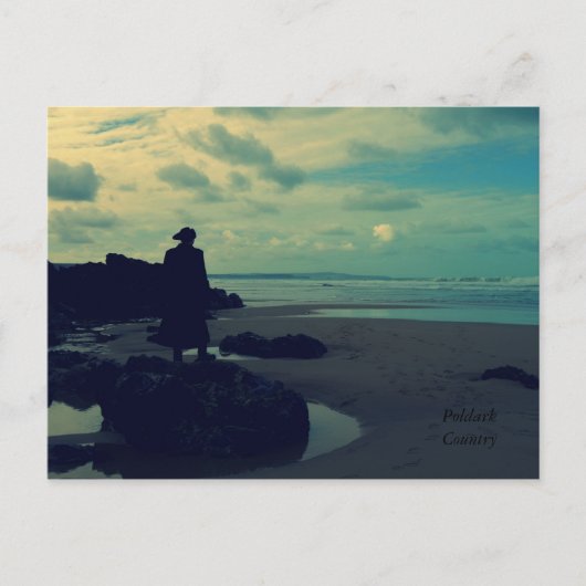 ポリダークカントリー写真コーンウォールイングランド ポストカード (正面)