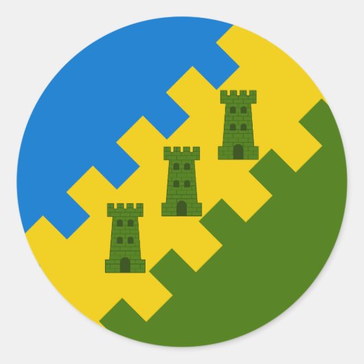 ポリダースロットポスペシャルバッジのシャー ラウンドシール (正面)