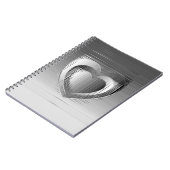 ポリッシュクロムハート ノートブック (左側)