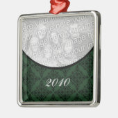 ポリッシュホリデーダマスクプレミアムスクエアオーナメント メタルオーナメント (左)