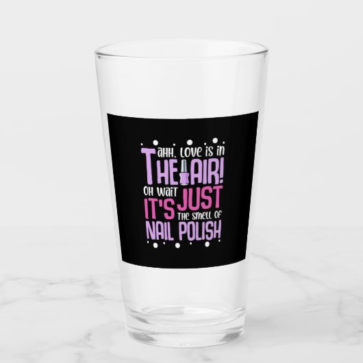 ポリッシュ爪、 ネイルの匂い タンブラーグラス (正面)