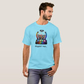 ポリティカル グリッチ - ジャックポット エナジー ファッショナブル Tシャツ (正面フル)