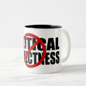 ポリティカル・コレクトネス無し ツートーンマグカップ (正面右)
