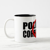 ポリティカル・コレクトネス無し ツートーンマグカップ (左)