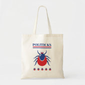 ポリティクスおもしろいトートバッグ トートバッグ (正面)