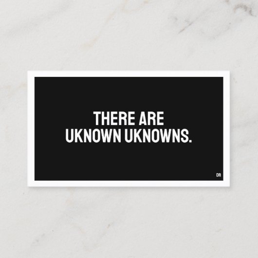 ポリティクスのミニマリスト 名刺 (裏面)