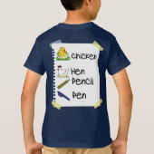 ポリトリチキン Tシャツ (裏面)