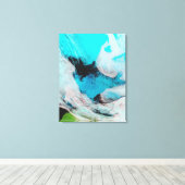 ポリニャの偽色表示（露水） キャンバスプリント (インサイチュ (ウッドフロア))