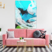 ポリニャの偽色表示（露水） キャンバスプリント (インサイチュ (リビング))