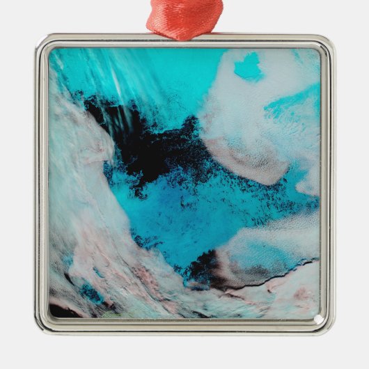 ポリニャの偽色表示（露水） メタルオーナメント (正面)