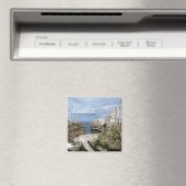 ポリニャーマーレシティビーチインプーリア文字磁石 マグネット (インサイチュ (食洗機))