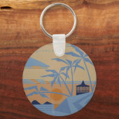 ポリネシアのサンセットキーチェーン キーホルダー (裏面)